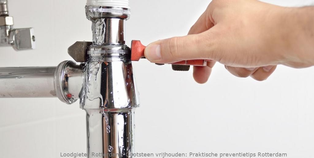 Gootsteen vrijhouden: Praktische preventietips Rotterdam