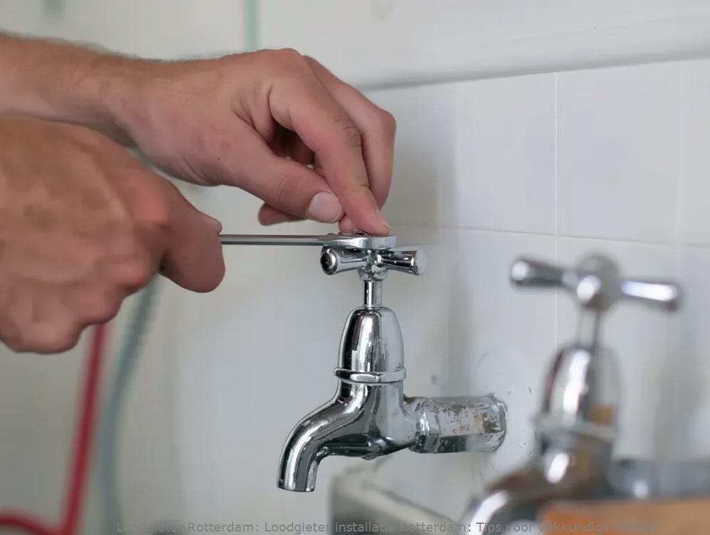 Loodgieter installatie Rotterdam: Tips voor vakkundige sanitair