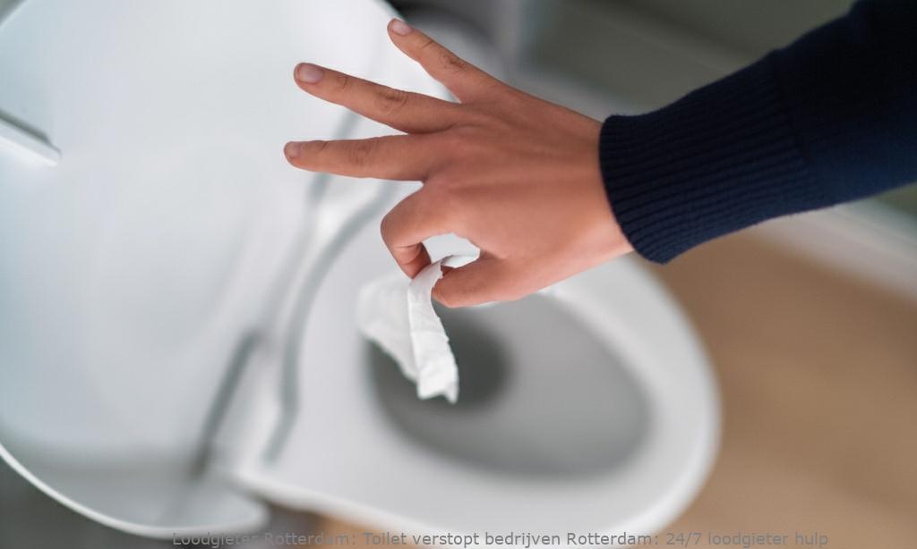 Toilet verstopt bedrijven Rotterdam: 24/7 loodgieter hulp