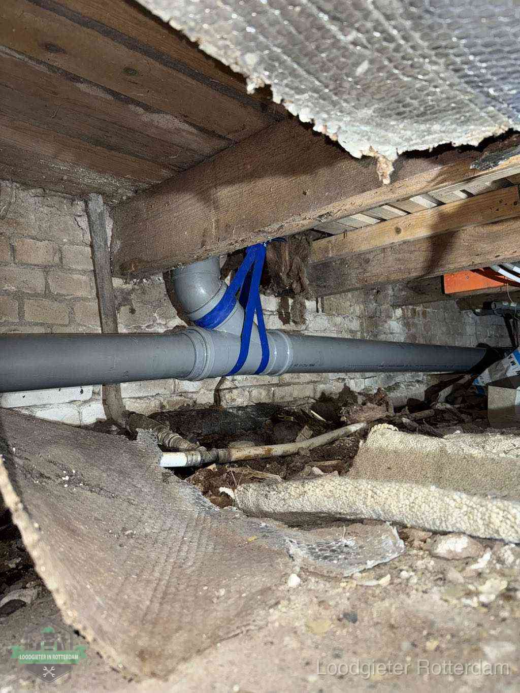 Waterleiding reparatie Rotterdam