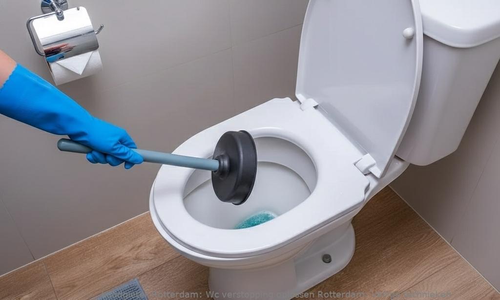 Wc verstopping oplossen Rotterdam: Veilige technieken