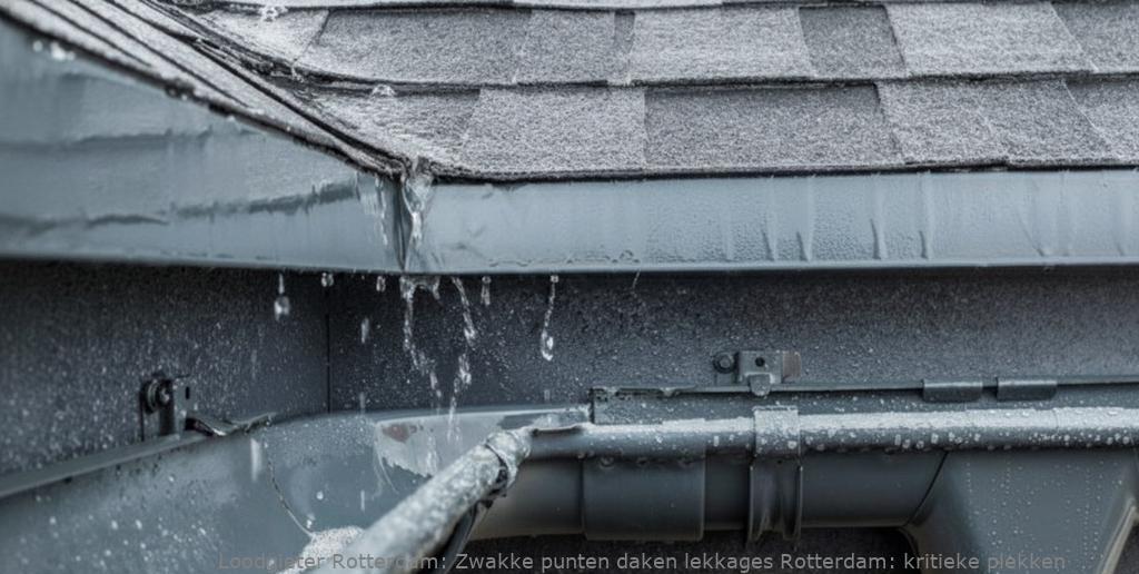 Zwakke punten daken lekkages Rotterdam: kritieke plekken